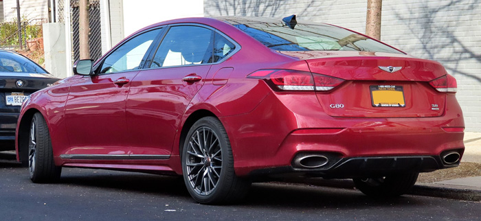 Genesis G80 rear view