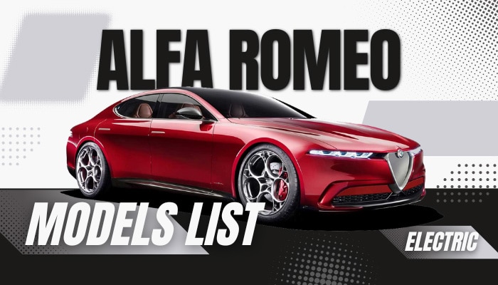 alfa romeo list of all car models