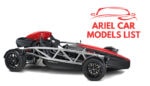 complete list of all Ariel Car model Variants and design