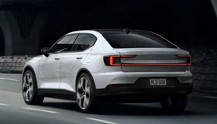 polestar 2 rear view