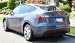 Tesla Model Y Car Model Rear View